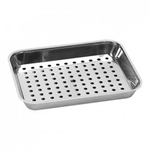 Egouttoir avec grille en acier inoxydable