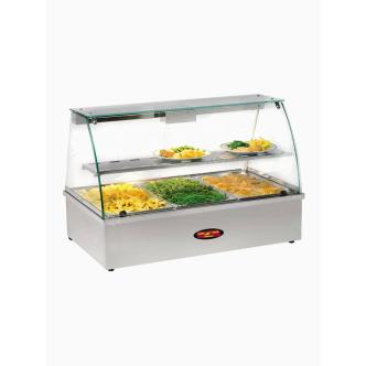 Vitrine chauffante - Bain-marie - 3 x 1/1 GN - Inox - Diamant - VBE-311 VBE-311 €990.00 Vitrines