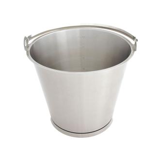Seau - Inox - Avec pare-chocs - 12 Litres - G-Line 77526 €36.95 Seaux en acier inoxydable