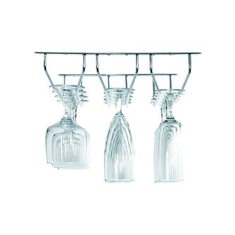Porte-verres suspendu - 2 rangées - Chrome - G-Line 77076 €16.45 Porte verre suspendu