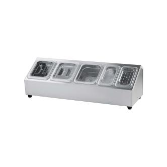 Bac GN - Inox - 3 x 1/6 GN + 2 x 1/9 GN - G-Line 77845 €99.00 Bac GN