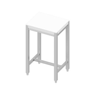 Billot - Cadre en acier inoxydable - Polyéthylène - 50 x 40 x 85 CM - G-Line 77827 €357.95 Bloc de hachage
