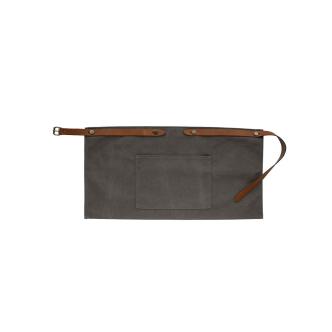 Tablier traiteur - Avec poche - Toile lavée - Gris - G-Line 51744 €49.95 Tabliers et tabliers à bavette