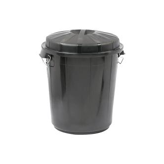 Poubelle - H 58,5 CM - 2 576 KG - Ø49,5 CM - Noir - 70 Litres - Denox - 600051 E600051 €16.75 Poubelles