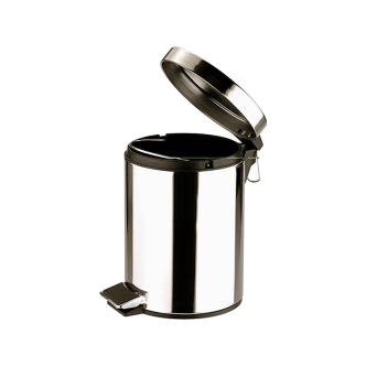 Poubelle à pédale - H 27 CM - 0,73 KG - Ø17 CM - Inox - 3 Litres - 861600 E861600 €8.50 Poubelles