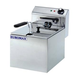 Friteuse Restauration simple - 8 Litres - Euromax - 10360C 10360C €169.00 Friteuses 230 volts