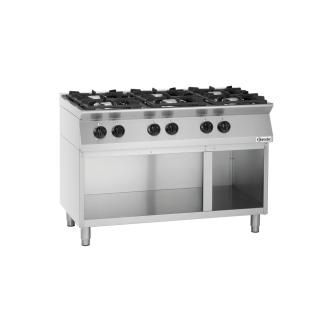 Cuisinière à gaz - 6 feux - Bartscher - 1582101 1582101 €2,298.56 Cuisinières à gaz avec four