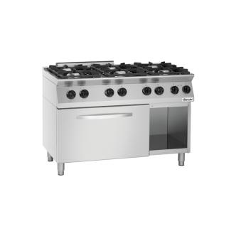Cuisinière à gaz - Four électrique - 6 feux - Bartscher - 1582201 1582201 €3,390.91 Cuisinières à gaz avec four