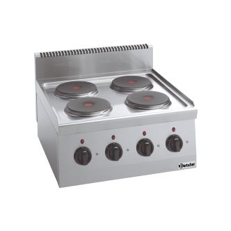 Poêle - 4 Foyers - Fonte - Bartscher - 131734 131734 €1,032.05 Cuisinière électrique