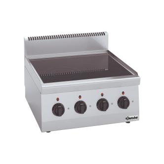 Cuisinière - 4 Foyers - Céramique - Bartscher - 131850 131850 €2,170.39 Cuisinière électrique