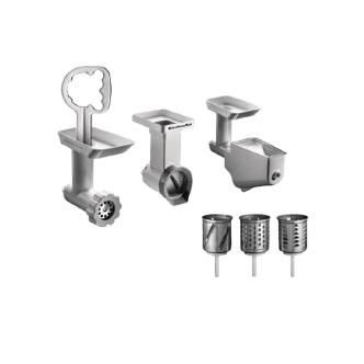 Set d'accessoires - 6 pièces - Hachoir à viande, râpe, tamis à légumes - Kitchenaid - AD294 AD294 €349.00 Overige