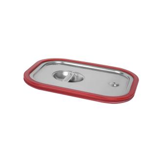 Couvercle gastronorme - Inox - 1/6 GN - Bord silicone - Saro - 126-5566T 126-5566T €18.00 Couvercles GN bord silicone