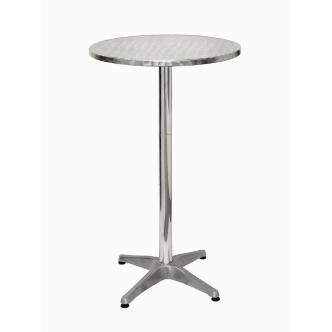 Debout - Ø 60 x H 105 x 60 CM - Inox/Aluminium - Bolero - U502 U502 €99.95 Tables et guéridons