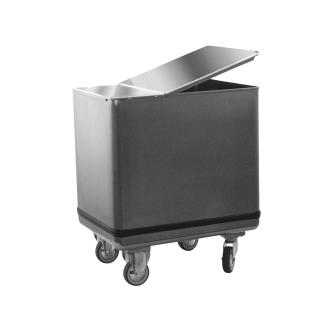 Chariot à pâte - 125 Litres - Sur roulettes - Diamant - TRX15/B TRX15/B €465.00 Accessoires pour pizzas