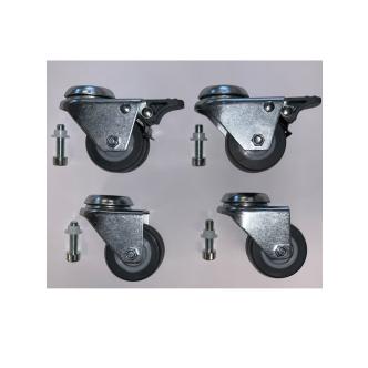 Roulette pivotante - M8 - 5 CM - Set 4 pièces (2 avec frein) - G-Line 69438 €31.95 Overige