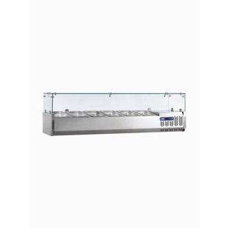 Vitrine réfrigérée - Avec verre - 120 x 34 x 22,5 CM - 5 x 1/4 GN - Diamant - SX120/DV SX120/DV €666.00 Vitrine avec verre