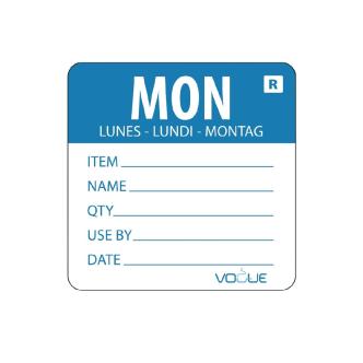 Etiquettes jour - Détachables - Lundi - 500 pièces - H 4,9 x 6 CM - Papier - Vogue - L066 L066 €10.69 Autocollants de jour