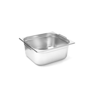 Bac gastronorme - 2/3 - inox - Anses GNBak-2/3-RVS-Handgrepen €0.00 Bac GN avec poignee
