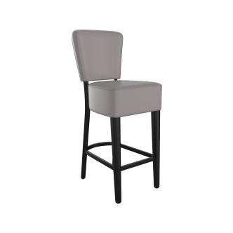 Tabouret de bar traiteur - Lisa - Avec dossier - Gris - Similicuir - G-Line HW-019093 €89.95 Tabourets de bar