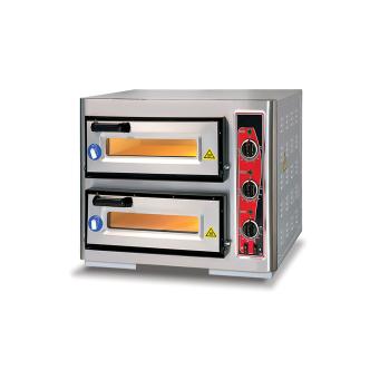 Four à pizza - 2 x 4 - Ø 25 cm - 2 Chambres - PF 5050 DE - GMG HW-52501 €949.00 Elektrische pizzaovens
