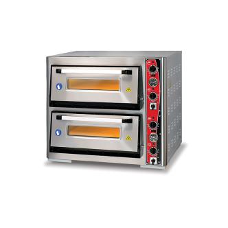 Four à pizza - 2 x 4 - Ø 30 cm - 2 Chambres - PF 6262 DE - GMG HW-52528 €1,149.00 Elektrische pizzaovens