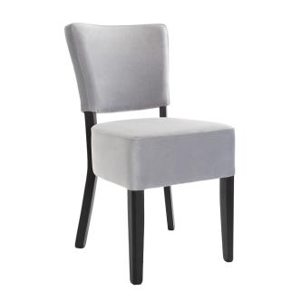 Chaise de restauration - Lisa - Velours - Gris clair - G-Line HW-58215 €69.95 Chaises de tissu