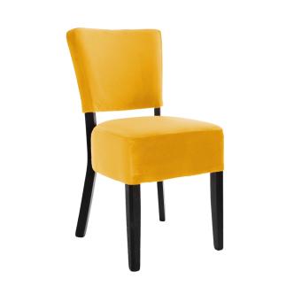 Chaise de restauration - Lisa - Velours - Jaune - G-Line HW-58223 €69.95 Chaises de tissu
