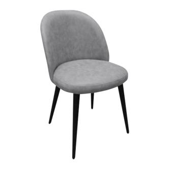 Chaise de restauration - Lola - Velours - Gris - G-Line HW-61214 €64.95 Chaises de tissu