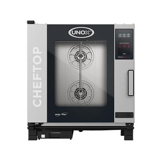 Cheftop Mindone - H 84.3 x 75 x 78.3 CM - 81.1 KG - 380 - 415 - Sans - Prise V - 11700 W - Inox - +30°C / +260°C - Unox - 596240 E596240 €5,050.63 Four mixte