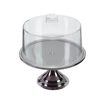 Présentoir à Gâteaux - H 37 CM - 1,31 KG - Ø33 CM - Inox - 041060 041060 €62.00 Porte-gâteaux