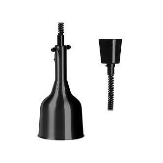 Hotte chauffante - H 40 CM - 1,1 KG - Ø18 CM - 220 - 240 V - Aluminium - Noir - 093024 093024 €175.94 Lampe chauffante