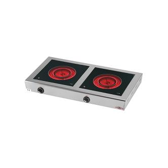 Cuisinière - H 10,5 x 78,5 x 41,5 CM - 11 KG - 220 - 240 - Sans - Prise V - 2100 W - Inox - Céramique - Stilfer - 527152 527152 €820.73 Plaque de cuisson en céramique