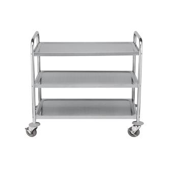 Chariot de service - H 94 x 85,5 x 53,5 CM - 14 KG - Inox - Caterchef - 535002 535002 €109.92 Chariots de service