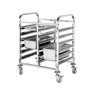 Chariot à étagères - H 96,5 x 74,1 x 55 CM - 14 KG - Inox - Caterchef - 535020 535020 €172.57 Chariots