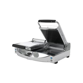 Contact grill Duo - H 17.6 x 61.7 x 45.9 CM - 17 KG - 220-240 V - 3000 W - Inox - Nervuré / Lisse - +120°C / +400°C - Céramique - SpidoCook - 596055 596055 €1,203.73 Grils de contact