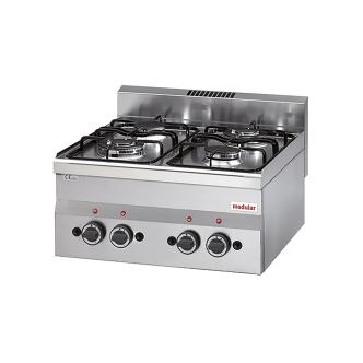 Cuisinière - H 28 x 60 x 60 CM - 17 KG - Gaz Naturel - 13,8 CM - Inox - Gaz - Modulaire - 316602 316602 €770.23 Cuisinières à gaz sans four
