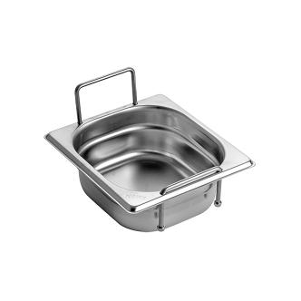 Bac gastronorme - 1/6 GN - 1 litre - H 6,5 x 17,6 x 16,2 CM - inox - Caterchef - 953474 953474 €14.30 Bac GN avec poignee