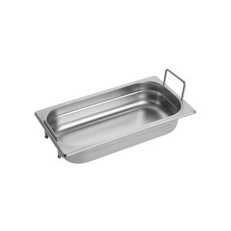 Bac gastronorme - 1/3 GN - 2,4 Litre - H 6,5 x 32,5 x 17,6 CM - Inox - Caterchef - 953454 953454 €16.95 Bac GN avec poignee