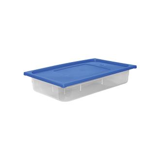 Boîte Alimentaire - 1/1 GN - 13 Litre - H 10 x 53 x 32.5 CM - Polypropylène - Bleu - -40°C / +70°C - Hermétique Verrouillable - Caterchef - 953831 953831 €12.00 Bacs GN couvercle coloré
