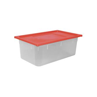 Boîte Alimentaire - 1/1 GN - 26 Litre - H 20 x 53 x 32.5 CM - Polypropylène - Rouge - -40°C / +70°C - Hermétique Verrouillable - Caterchef - 953839 953839 €15.70 Bacs GN couvercle coloré