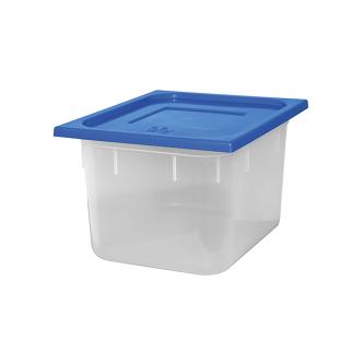 Boîte Alimentaire - 1/2 GN - 11.8 Litre - H 20 x 32.5 x 26.5 CM - Polypropylène - Bleu - -40°C / +70°C - Hermétique Verrouillable - Caterchef - 953843 953843 €8.55 Bacs GN couvercle coloré