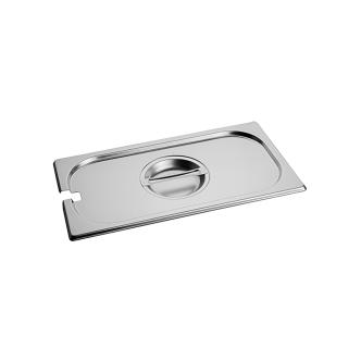 Couvercle Gastronorm - 1/3 GN - 32,5 x 17,6 CM - Inox - Avec Découpe Cuillère - Caterchef - 953135 E953135 €8.75 Couvercles GN évidement pour cuillère