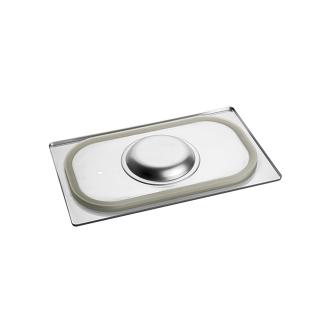 Couvercle Gastronorme - 1/4 GN - 26,5 x 16,2 CM - Inox - Avec Bord Silicone - Caterchef - 953525 E953525 €24.60 Couvercles GN bord silicone