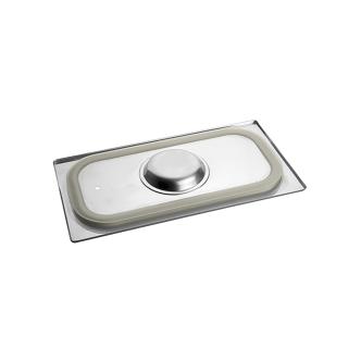 Couvercle Gastronorme - 1/3 GN - 32,5 x 17,6 CM - Inox - Avec Bord Silicone - Caterchef - 953555 E953555 €28.50 Couvercles GN bord silicone