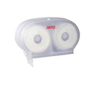 Distributeur de papier toilette - Double - H 33,4 x 20,7 x 12,7 CM - Plastique - Jantex - GL062 GL062 €42.99 Distributeur de papier