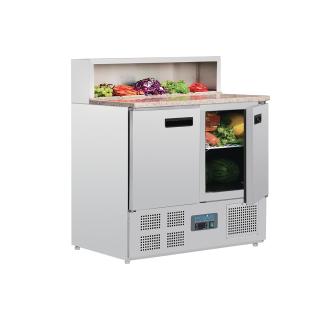 Saladette - 288 Litre - 2 portes - H 110 x 90 x 70 CM - 230 V - Polar - G603 G603 €799.00 Saladette