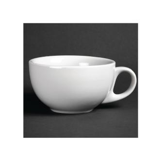 Tasse à cappuccino - 28,5 CL - 12 pièces - H 6,4 x 14,2 x 11 CM - Porcelaine - Olympia - GG870 GG870 €25.99 Tasses et mugs