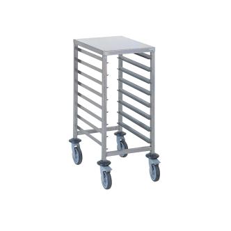 Regaalwagen - 8 x 1/1 GN - H 90 x 65,5 x 44,5 CM - Inox - Tournus - CG193 CG193 €459.00 Chariots