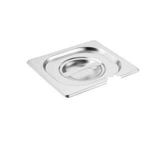 Couvercle bac gastronorme - Encoche cuillère - 1/6 GN - H 3 x 17,6 CM - Inox - Vogue - CB175 CB175 €4.49 Couvercles GN évidement pour cuillère