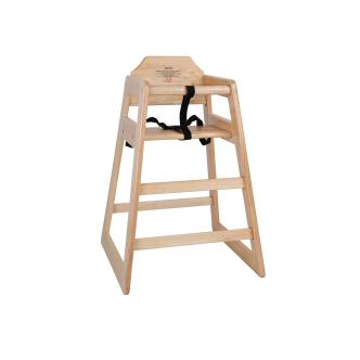 Chaise haute - Naturel - H 75 x 51 x 51 CM - Bois - Bolero - DL900 DL900 €74.95 Chaises pour enfants